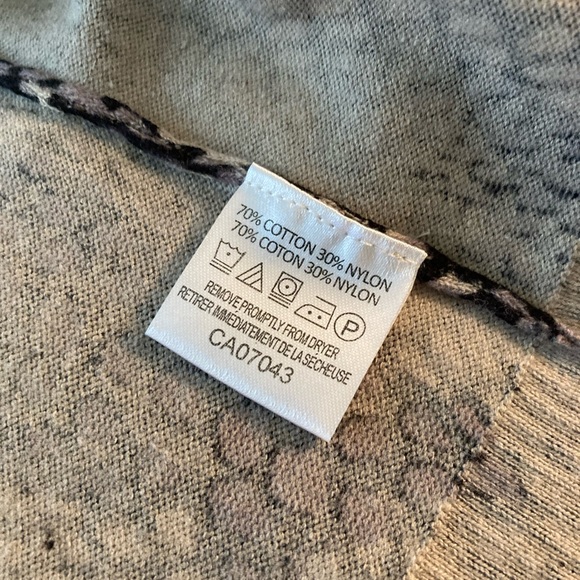 By Cynthia Rowley ~ (Small) Cotton 3/4 Sleeve Buttoned Cardigan Sweater - Picture 4 of 7